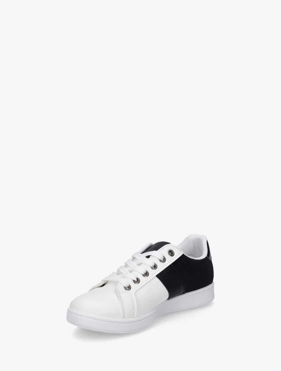 Sneakers met contrasterende strepen - Zwart - Image 3