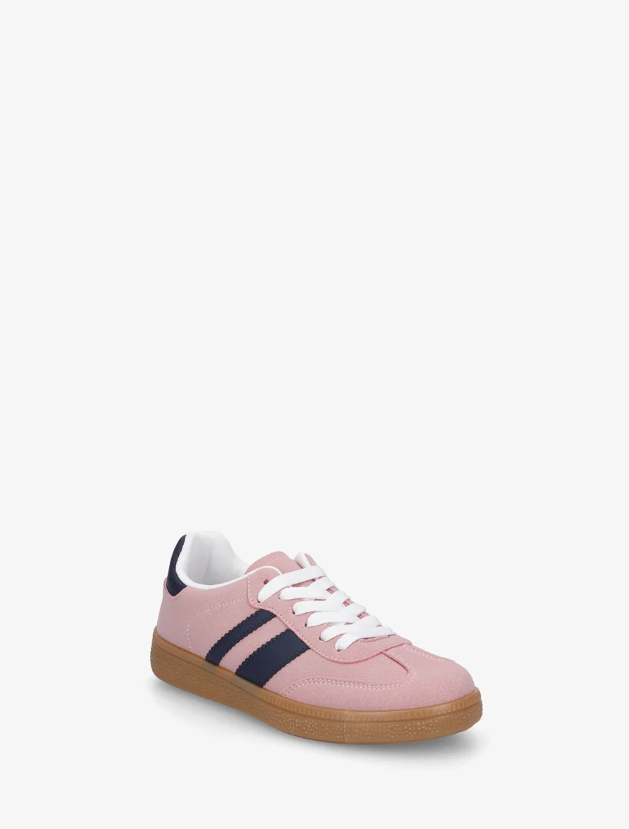 Sneakers met contrasterende strepen - Roos - Image 2