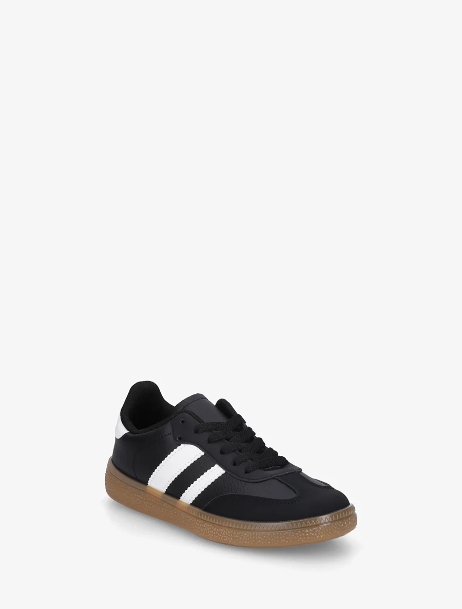 Sneakers met contrasterende strepen - Zwart - Image 2
