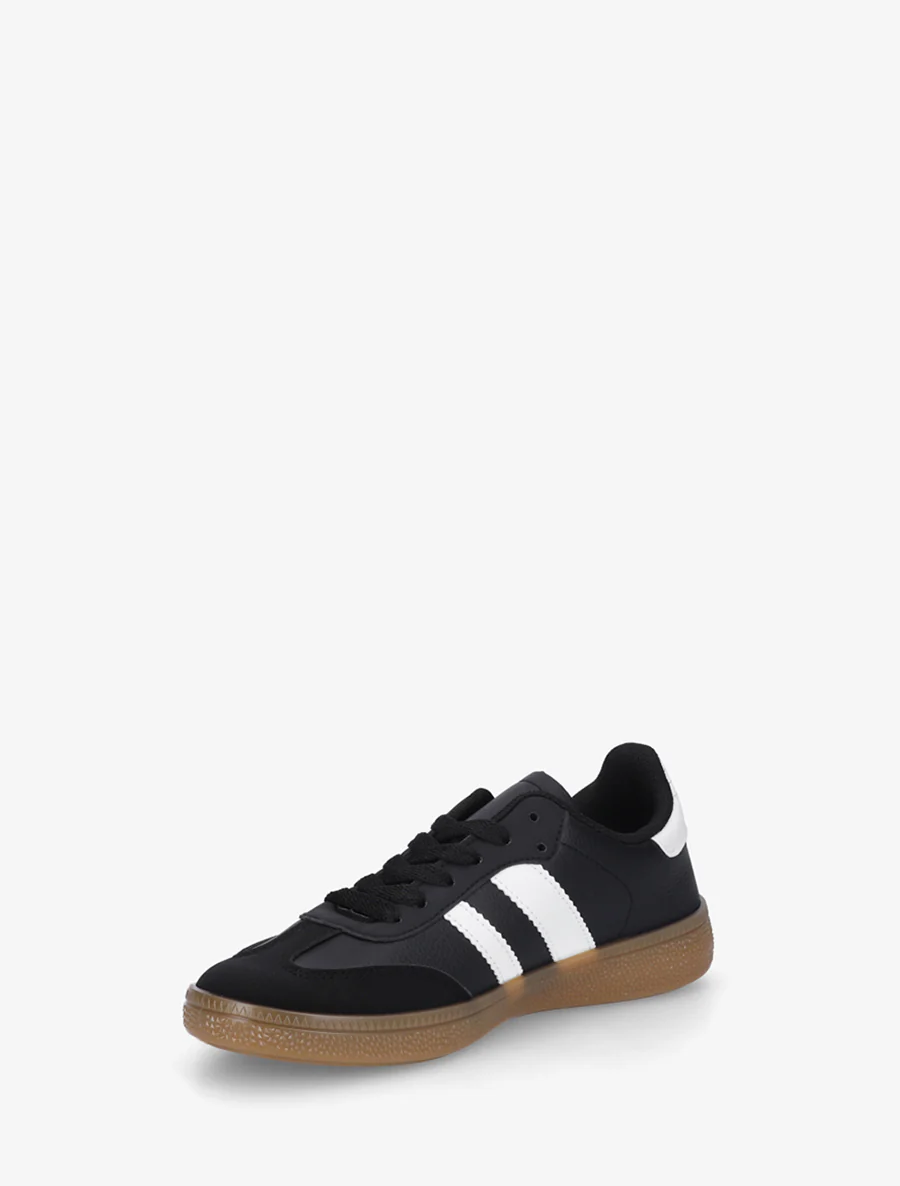 Sneakers met contrasterende strepen - Zwart - Image 3