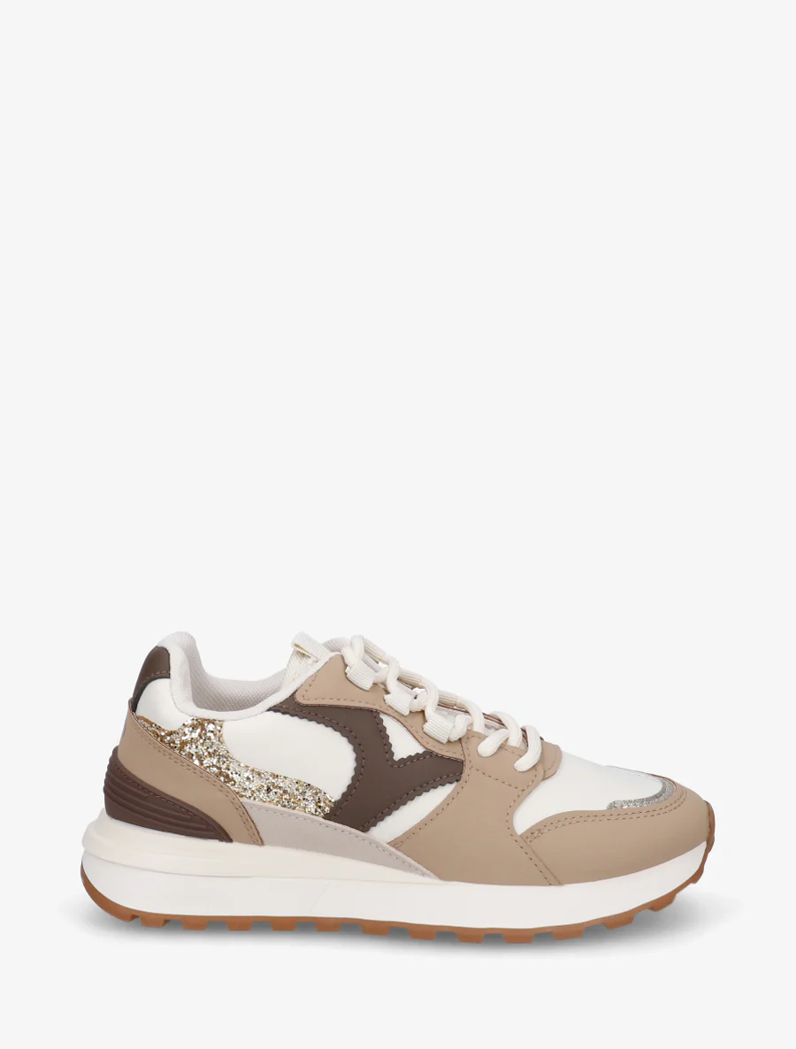 Sneakers met fantasie-inzetstukken - Mol