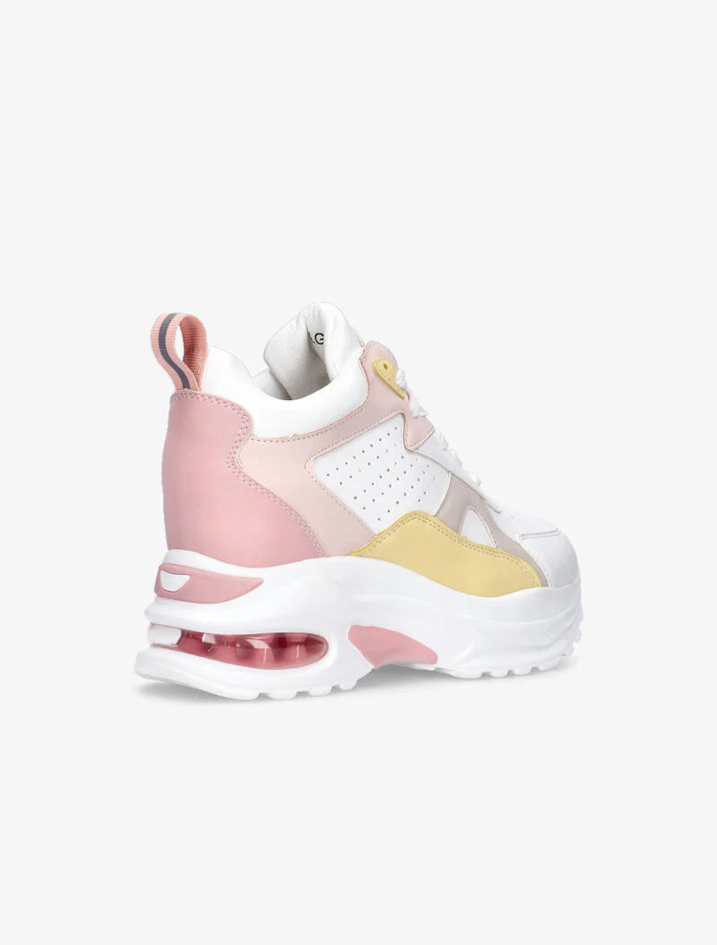 Sneakers met geïntegreerde luchtbubbelhakken - roze - Image 5