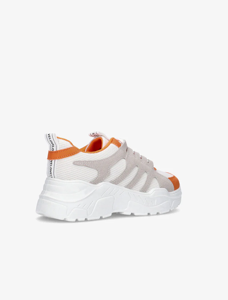 Sneakers met gekleurde details - oranje - Image 4