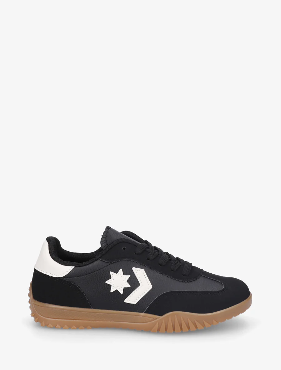 Sneakers met sterinzetstukken - Zwart
