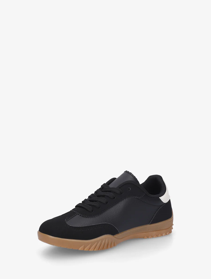 Sneakers met sterinzetstukken - Zwart - Image 3