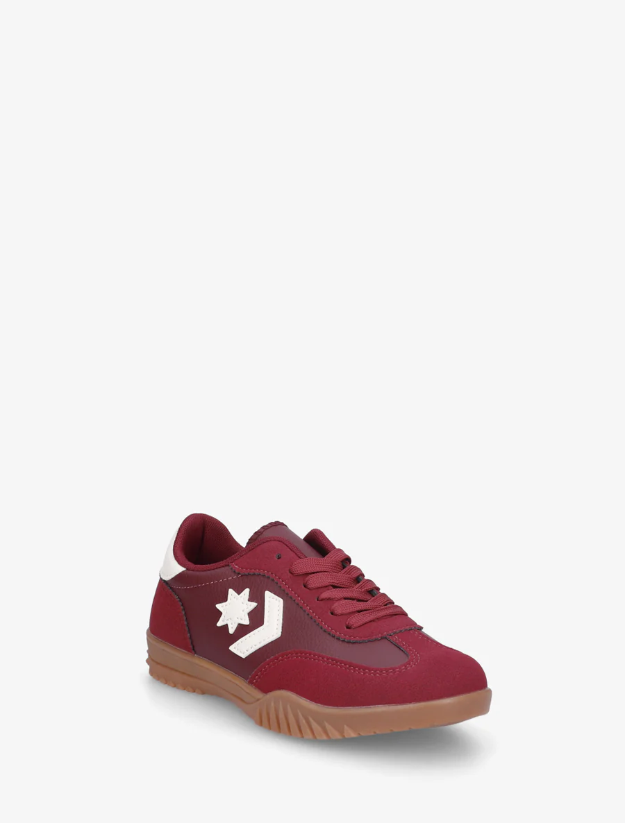 Sneakers met sterinzetstukken - Bordeaux - Image 2