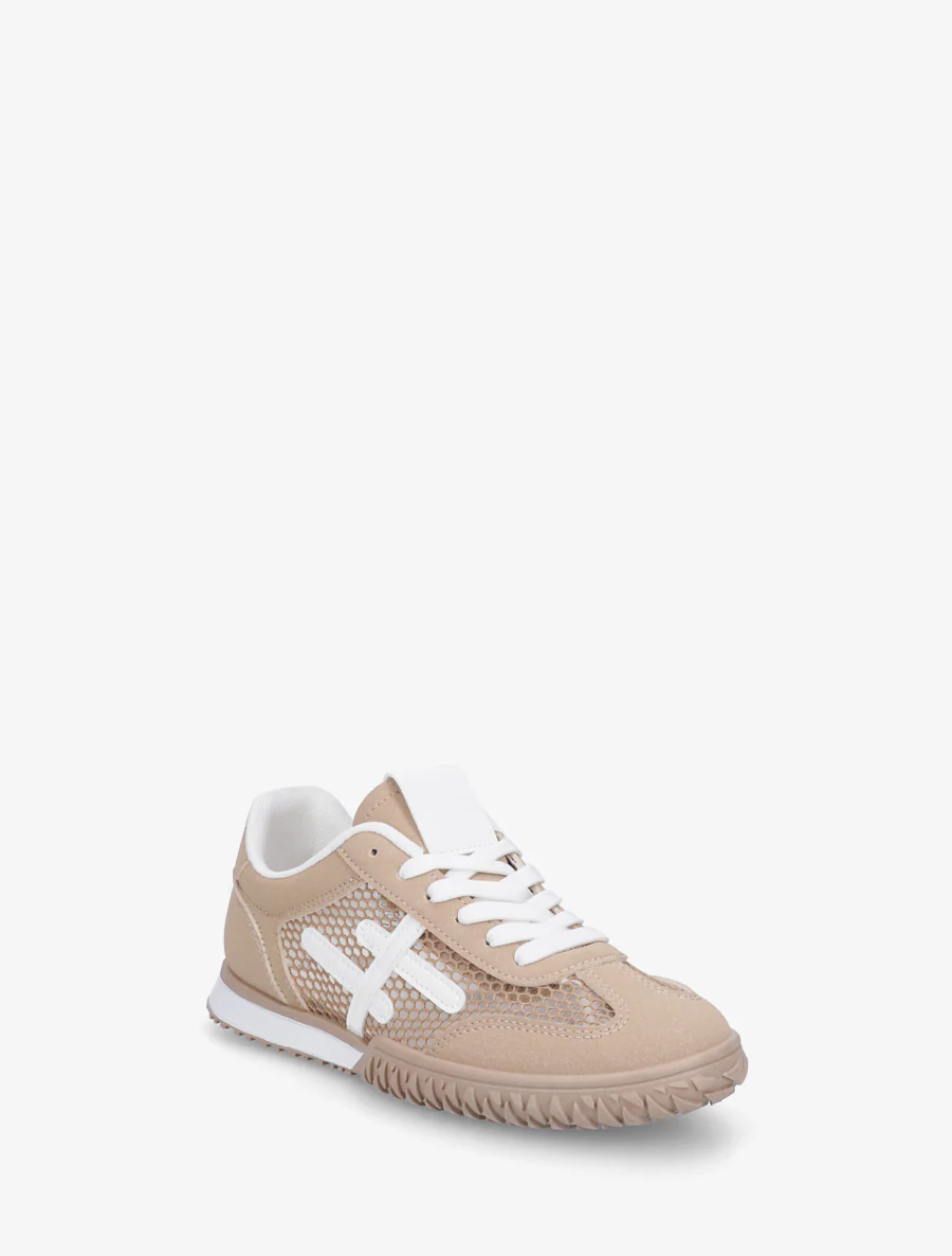 Sneakers met strepen en wafelstof. - Mol - Image 2