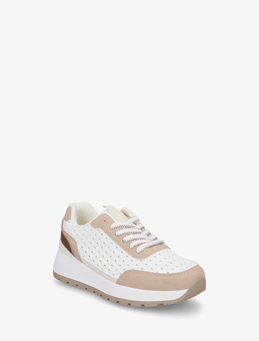 Sneakers van imitatie vlechtwerk - Mol - Image 2
