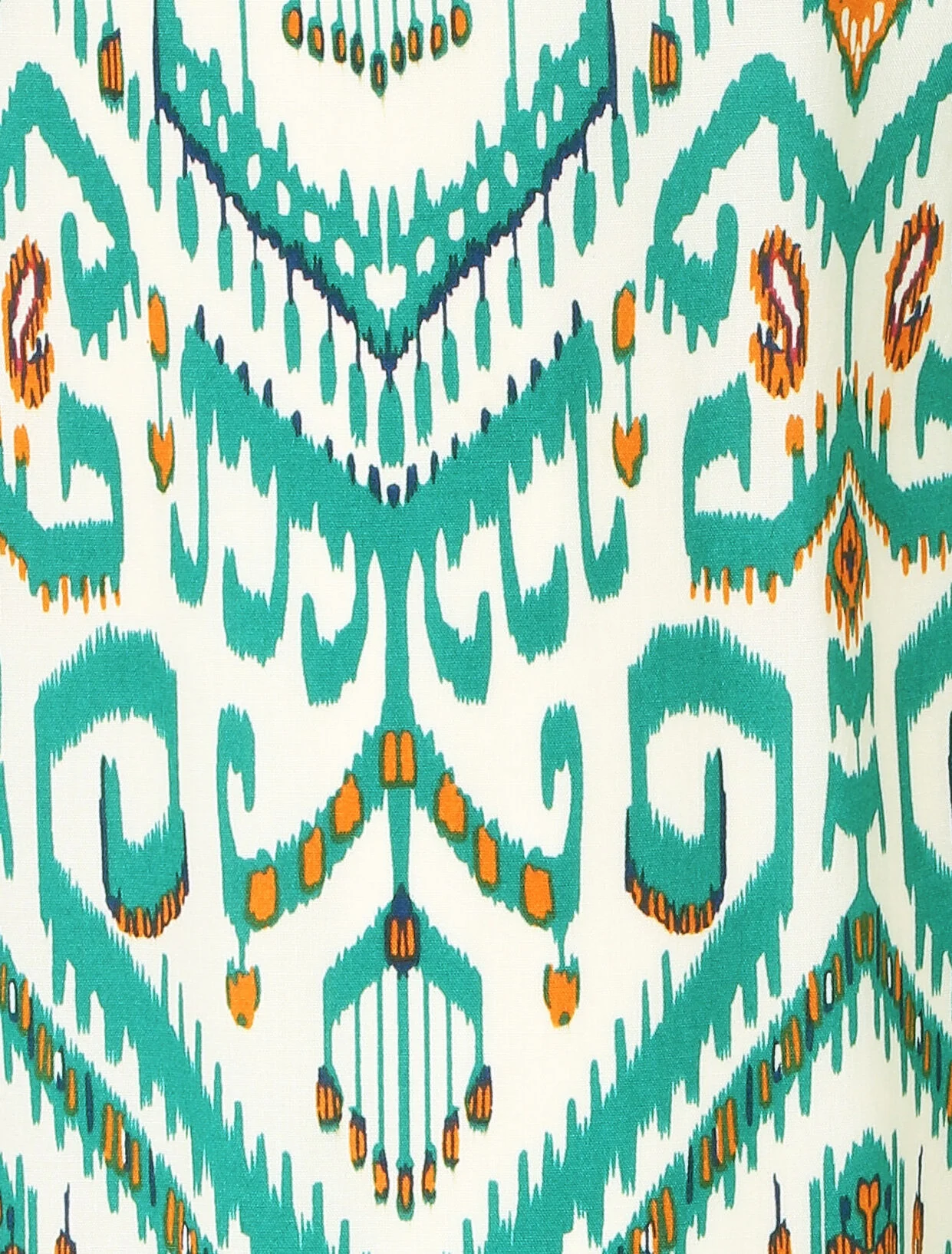 Soepele broek met aztec-print - groen - Image 3