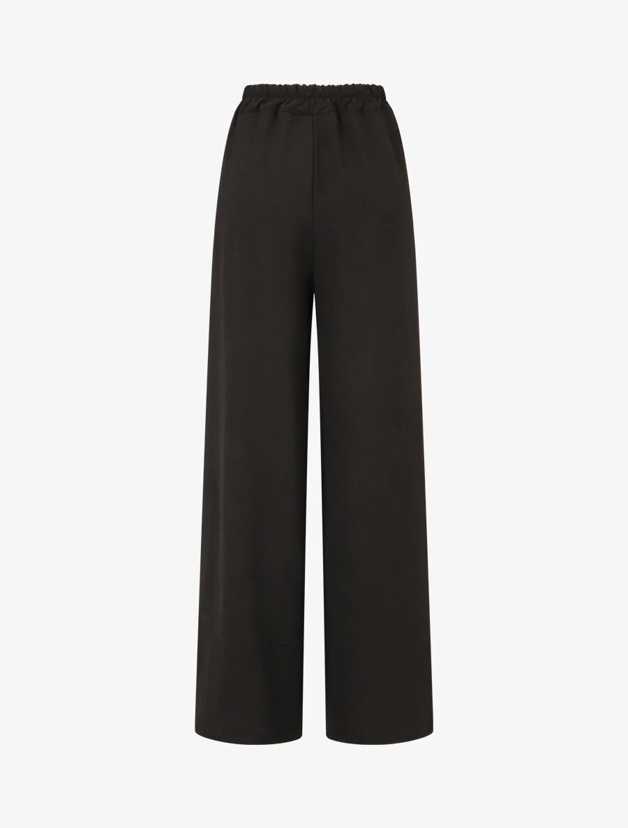 Soepele broek met stijlvolle zakken - zwart - Image 2