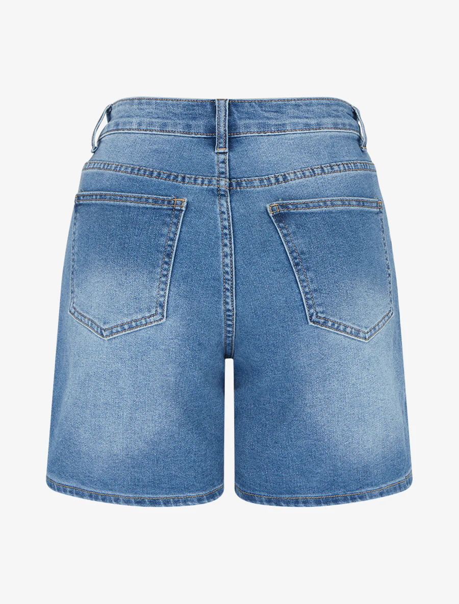 Spijkershort - Blauw - Image 2