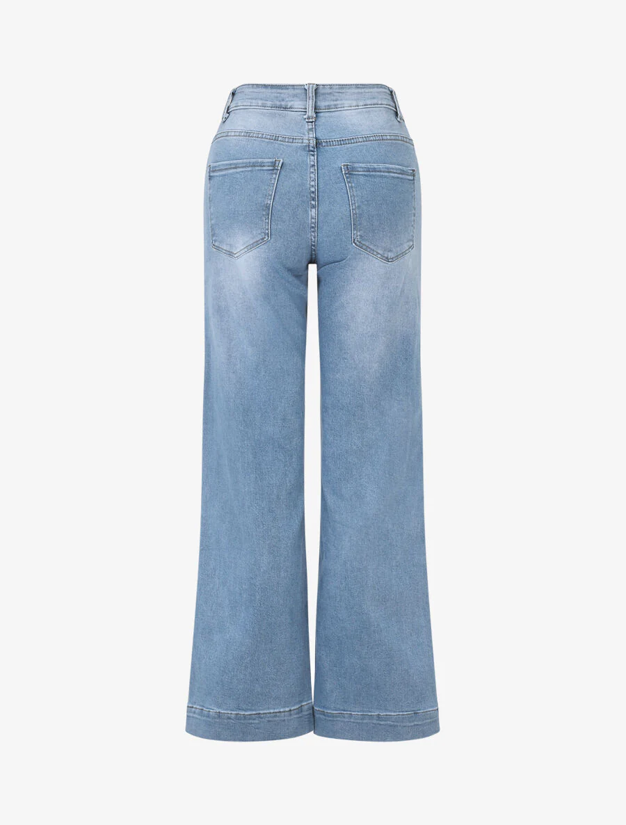 Standaard jeans met rechte pijpen - blauw - Image 2