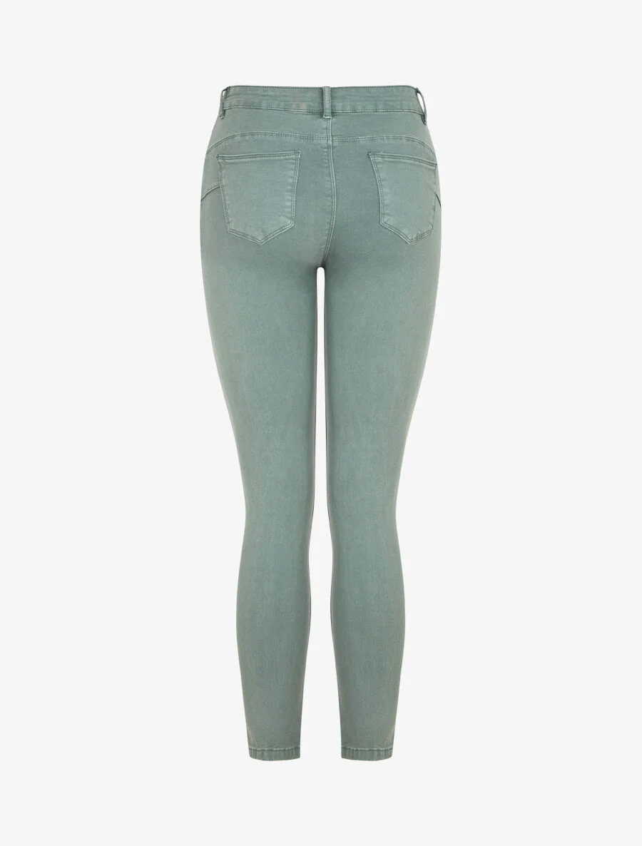 Standaard slim fit jeans - Khaki - Image 2