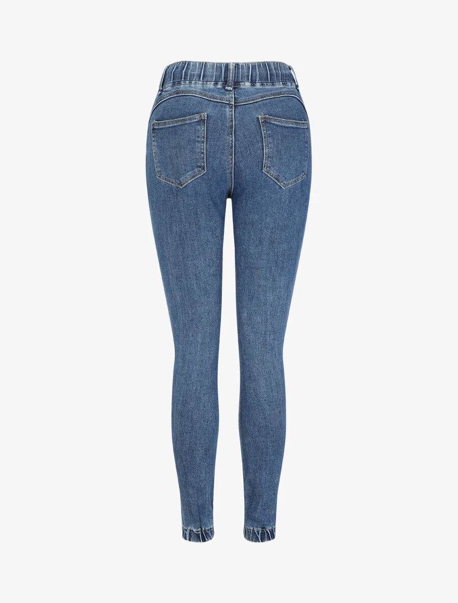 Standaard slim fit joggingbroek - Blauw - Image 2