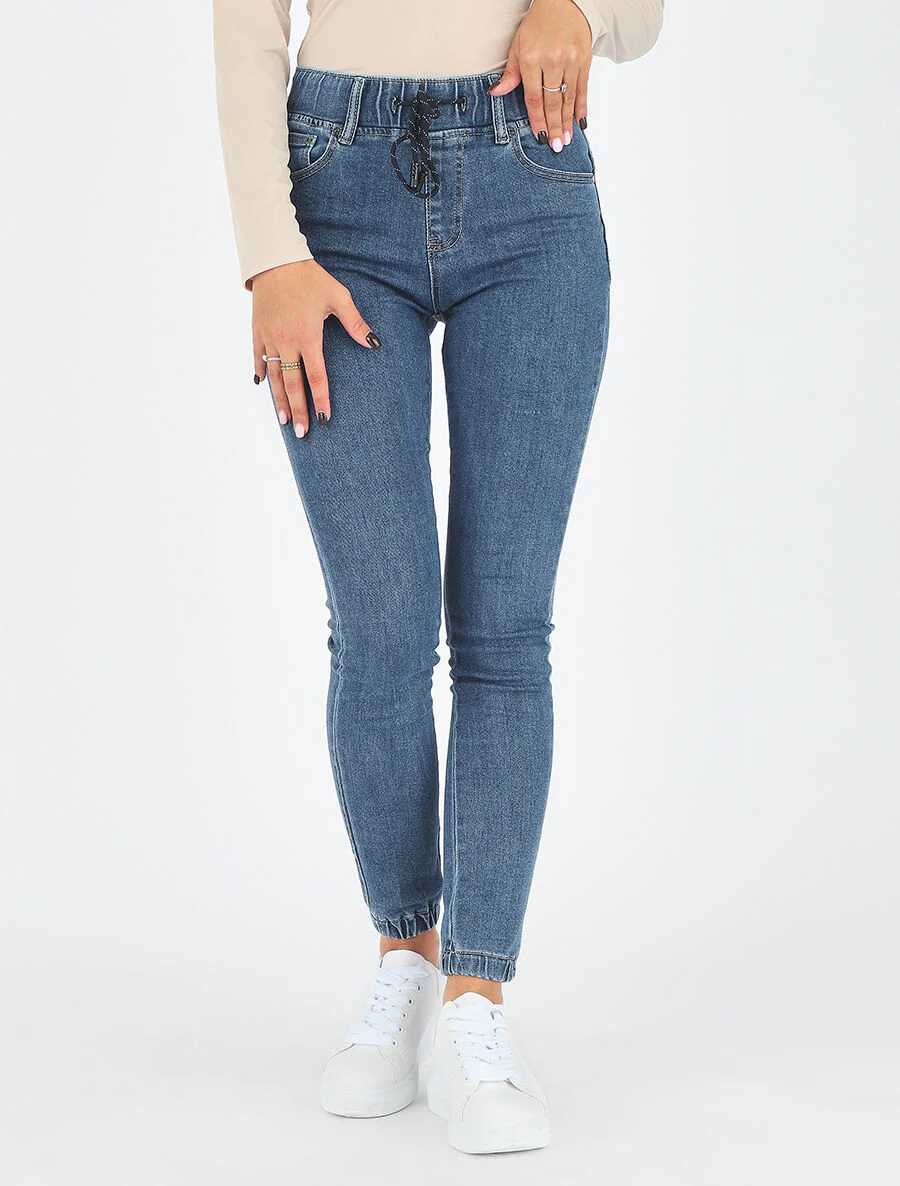 Standaard slim fit joggingbroek - Blauw - Image 4