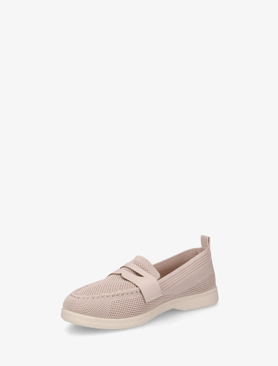 Stoffen mocassins met imitatie-inzetstuk - Mol - Image 3