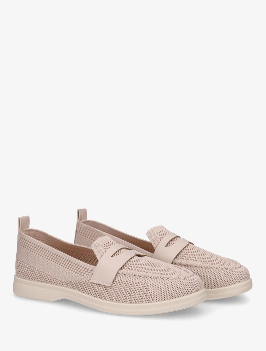 Stoffen mocassins met imitatie-inzetstuk - Mol - Image 4