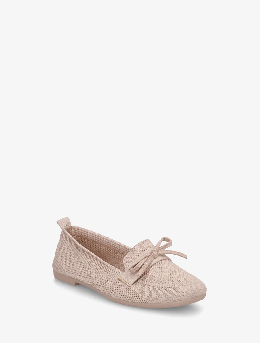Stoffen mocassins met strikje - Mol - Image 2