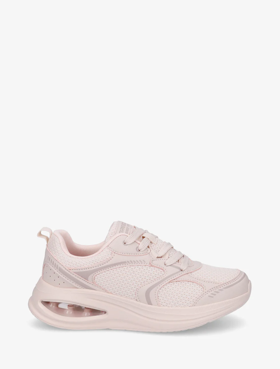 Stoffen sneakers met luchtbelzool - Roos