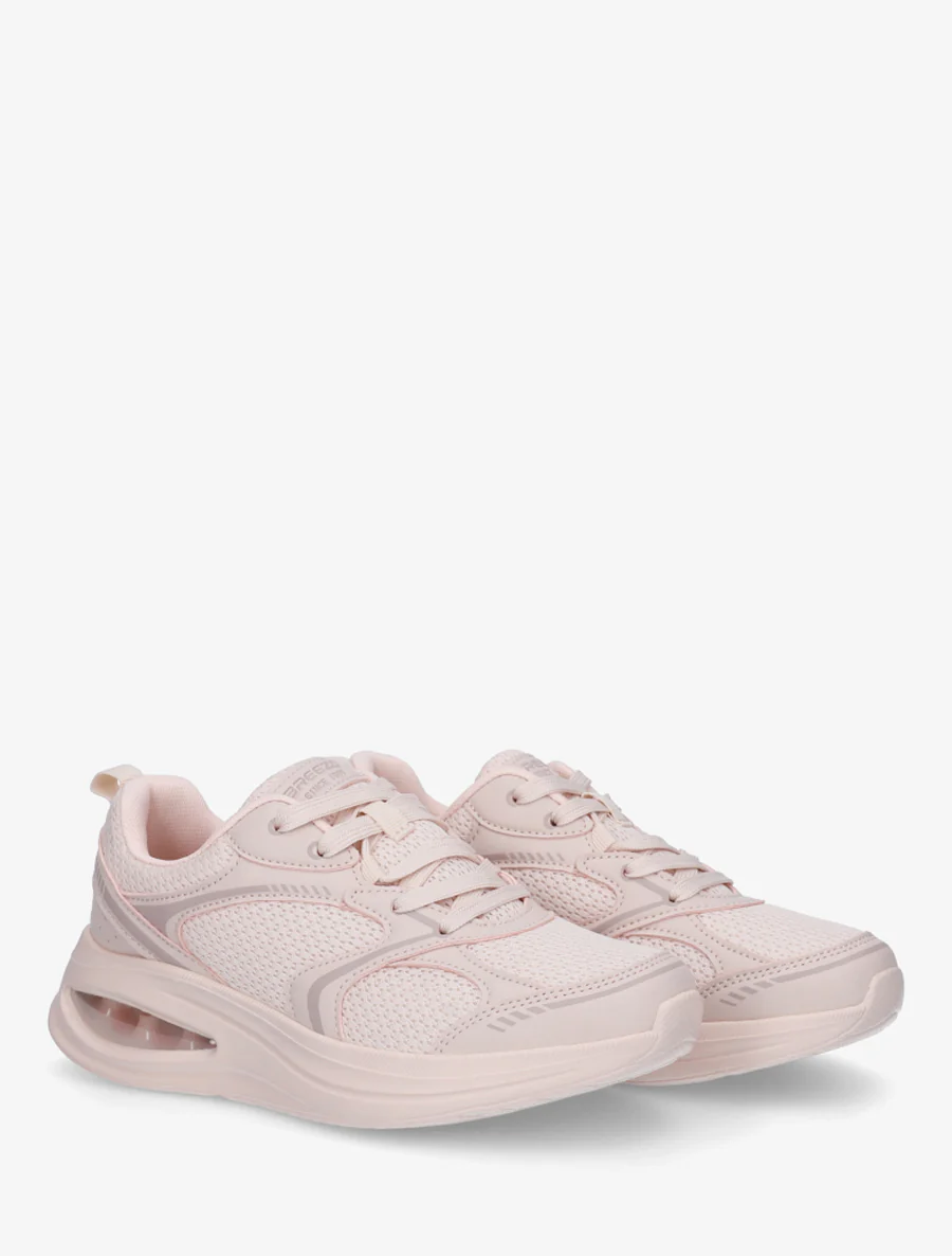 Stoffen sneakers met luchtbelzool - Roos - Image 4