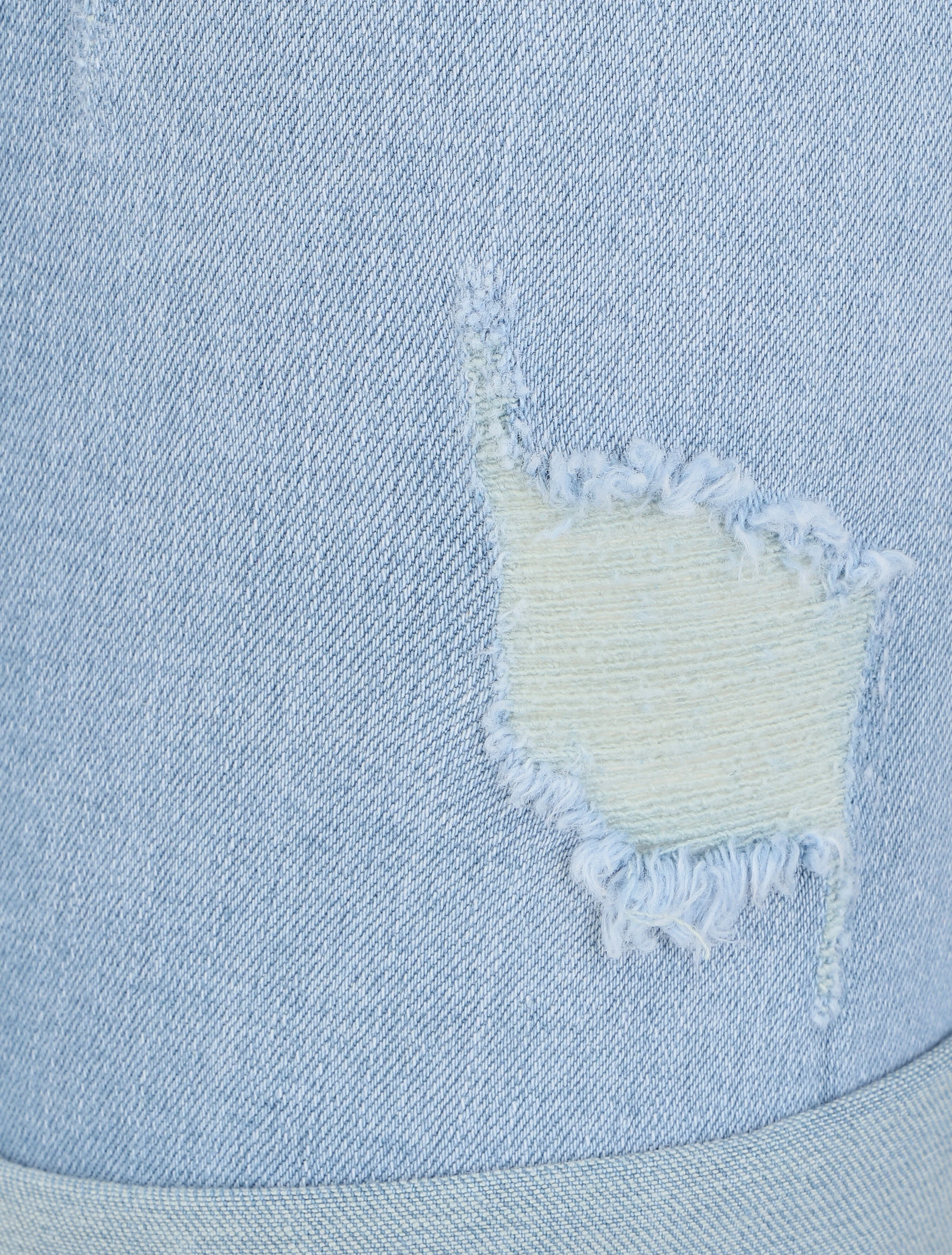 Strakke push up bermuda - blauw - Image 3
