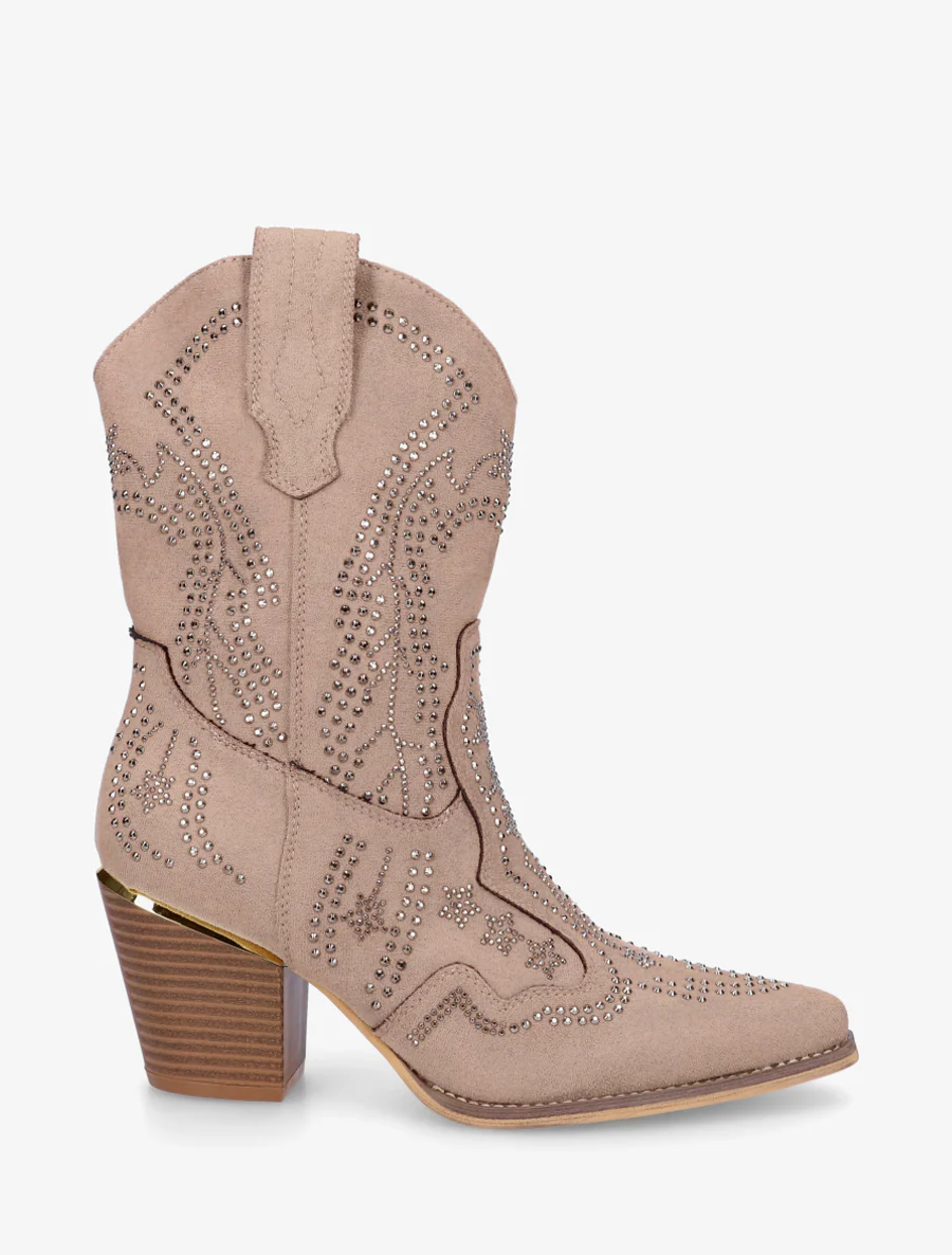 Strass cowboylaarzen in cowboystijl - Mol