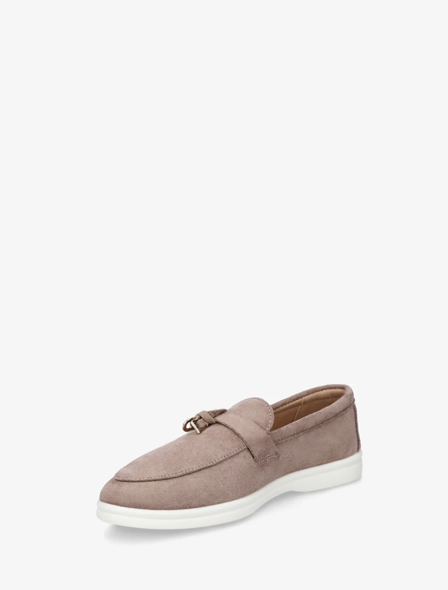 Suède loafers met platte zool - Mol - Image 3