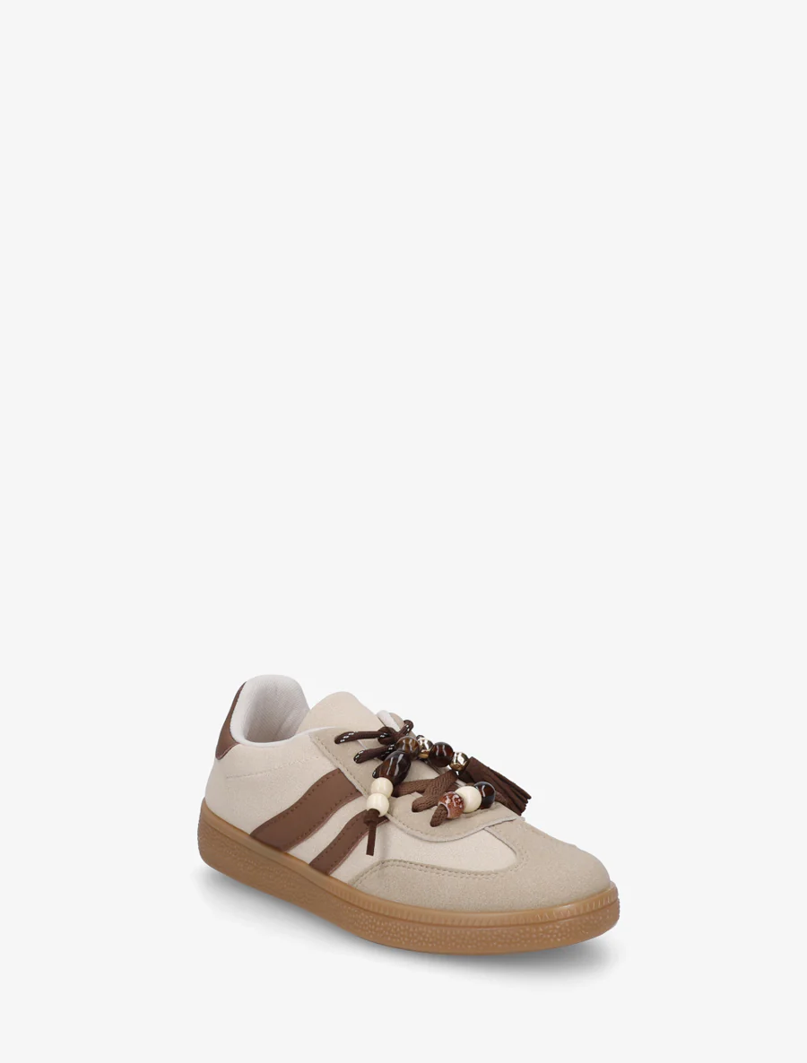 Suède sneakers met parels - Mol - Image 2