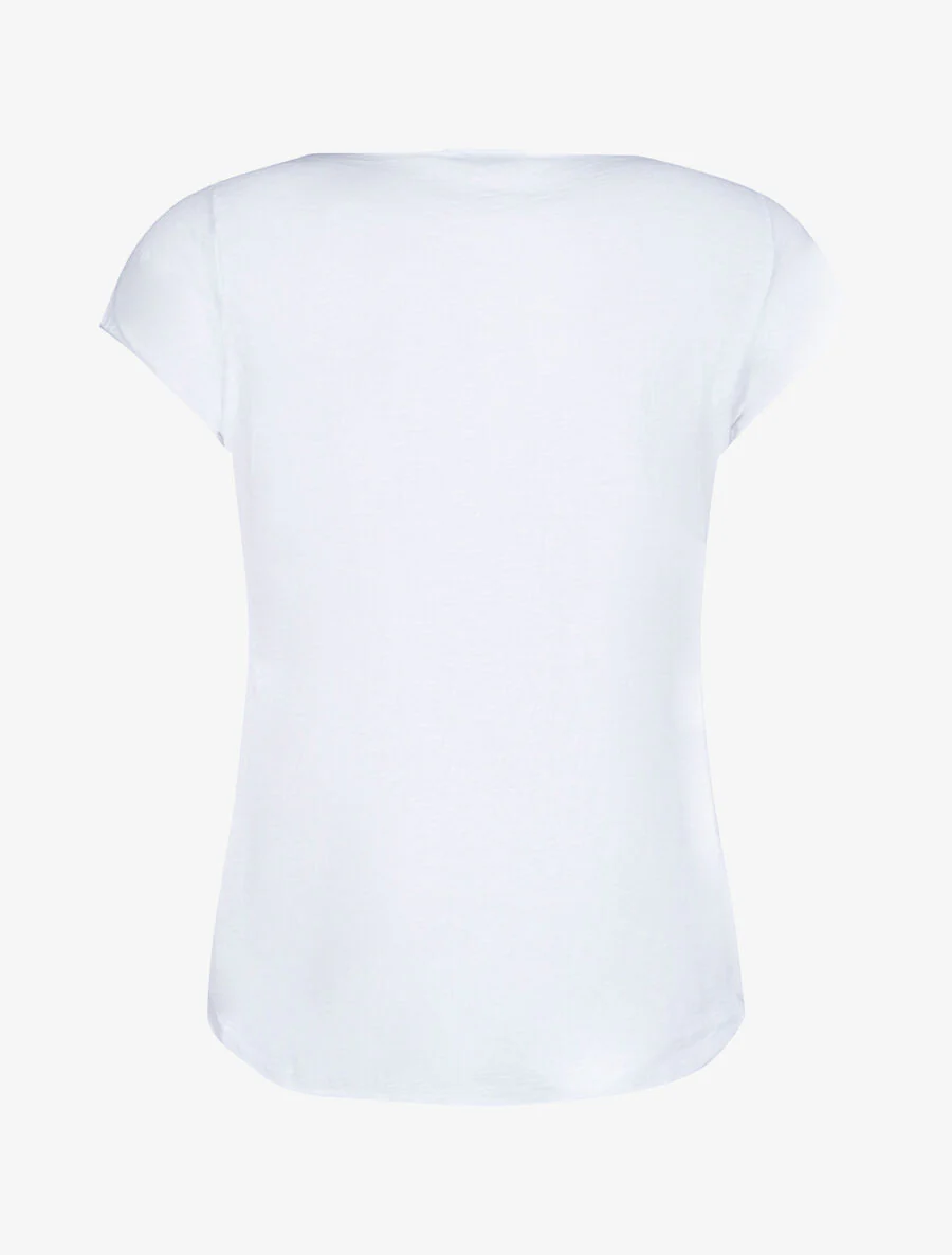 T-shirt let it rock - wit - Image 2