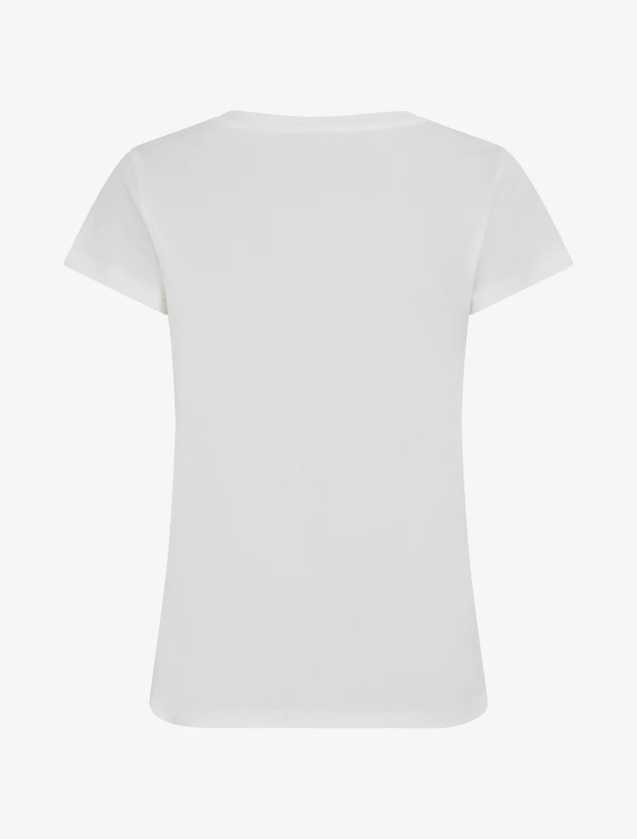 T-shirt Love potion met strass - Wit - Image 2