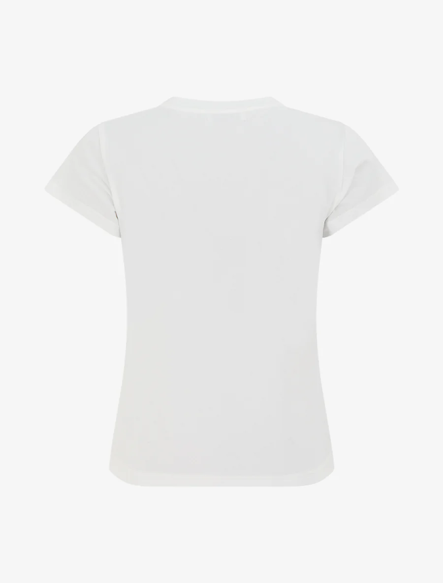 T-shirt met boodschap en ballonmotief - Kaki - Image 2