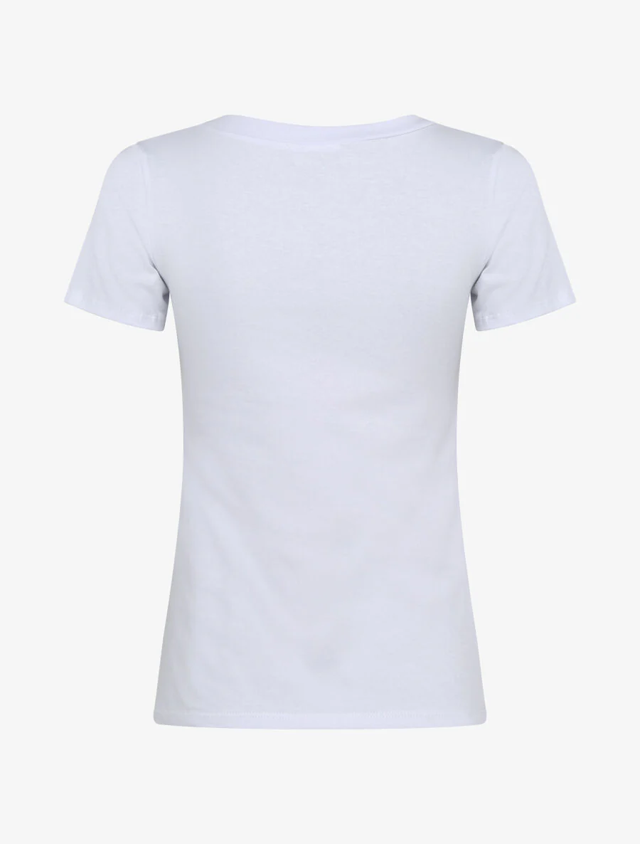 Slim fit T-shirt met dreamcatcher flockprint - Wit - Image 2
