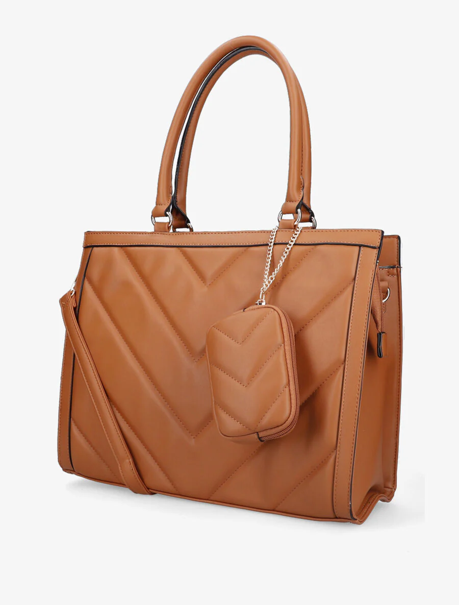 Julia shopper tas - Camel - Image 2