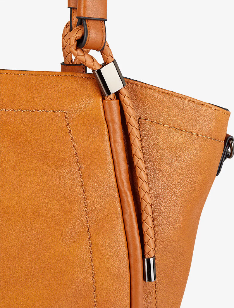 Shopper tas Marlène - Camel - Image 4