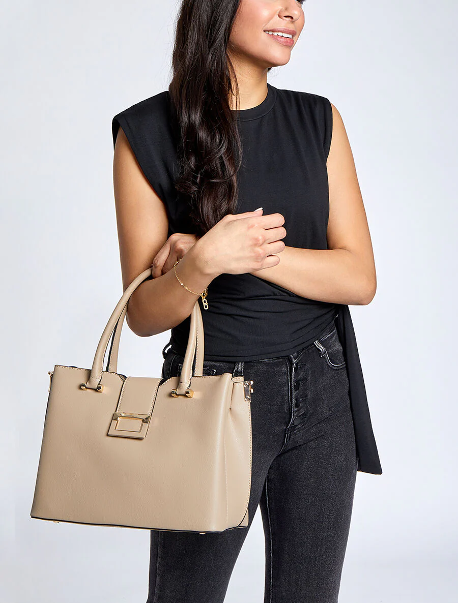 Talia boodschappentas - Beige - Image 4