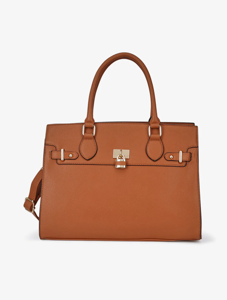 Caroline shopper tas - Camel