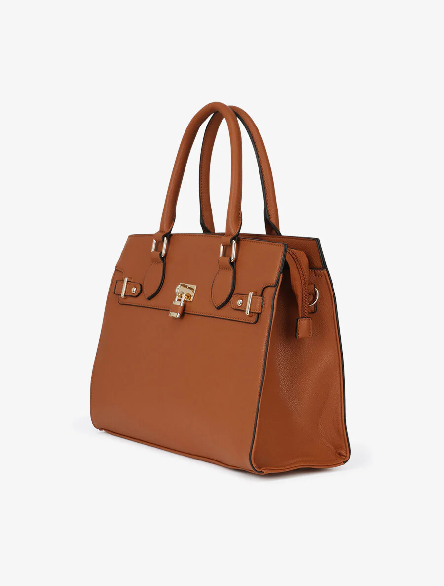Caroline shopper tas - Camel - Image 2