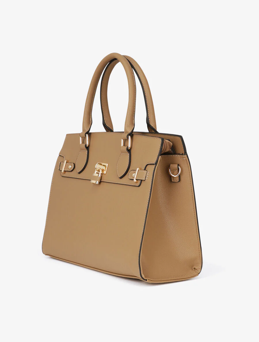 Caroline shopper tas - Taupe - Image 2