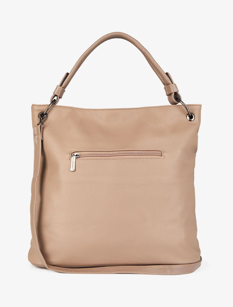 Studded shopper Katia - Taupe - Image 3