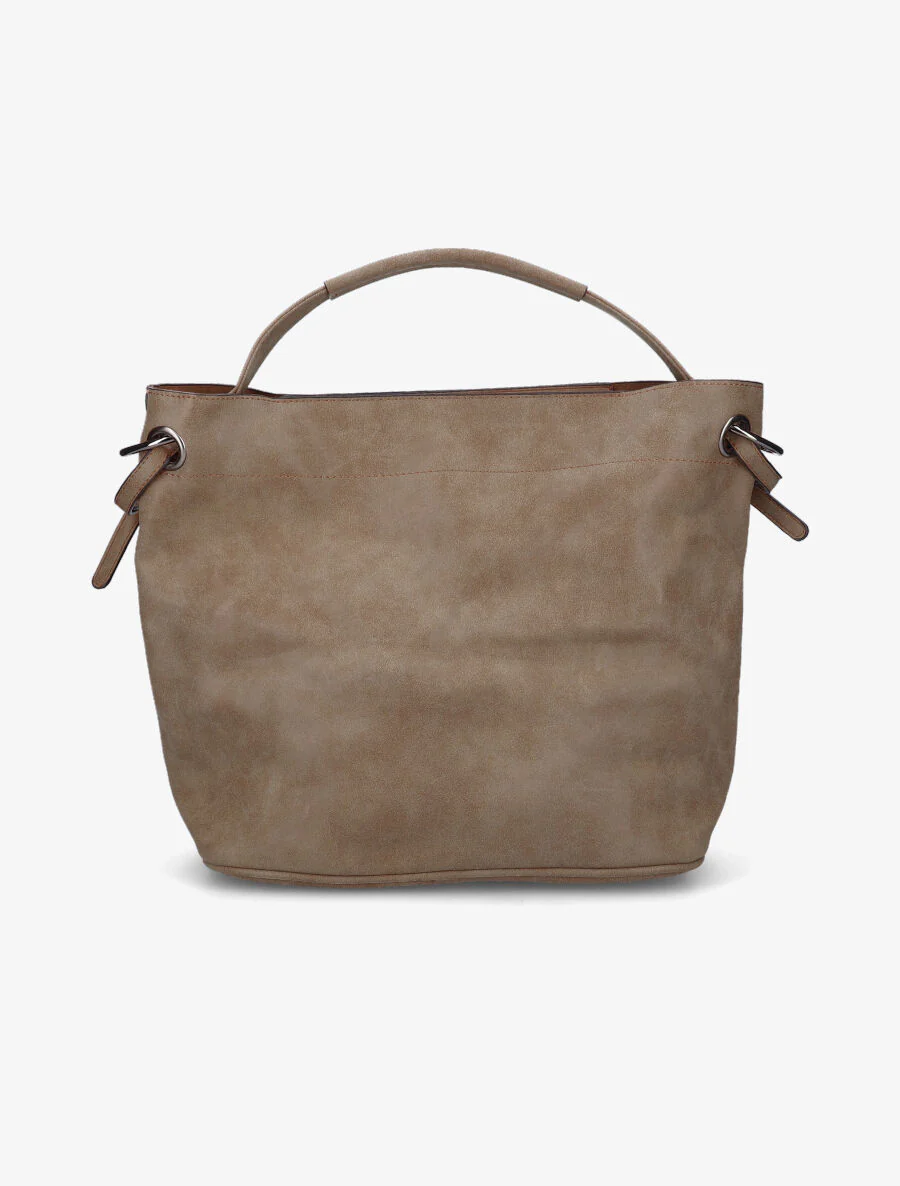 Elena boodschappentas - Taupe - Image 4