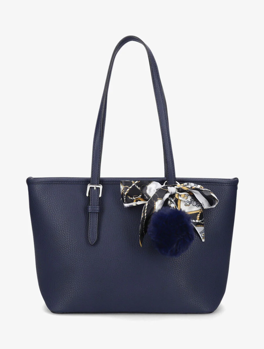 Justine shopper - Marineblauw