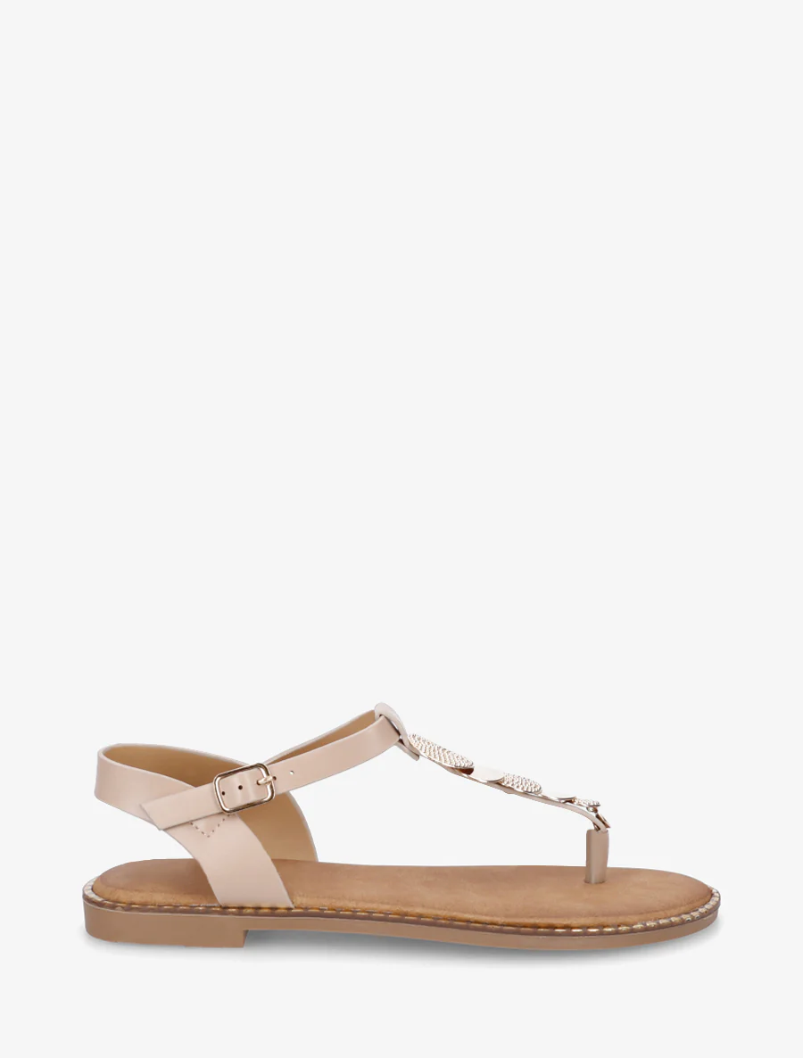 Teenslippers met teenstuk en medaillesieraden - Mol