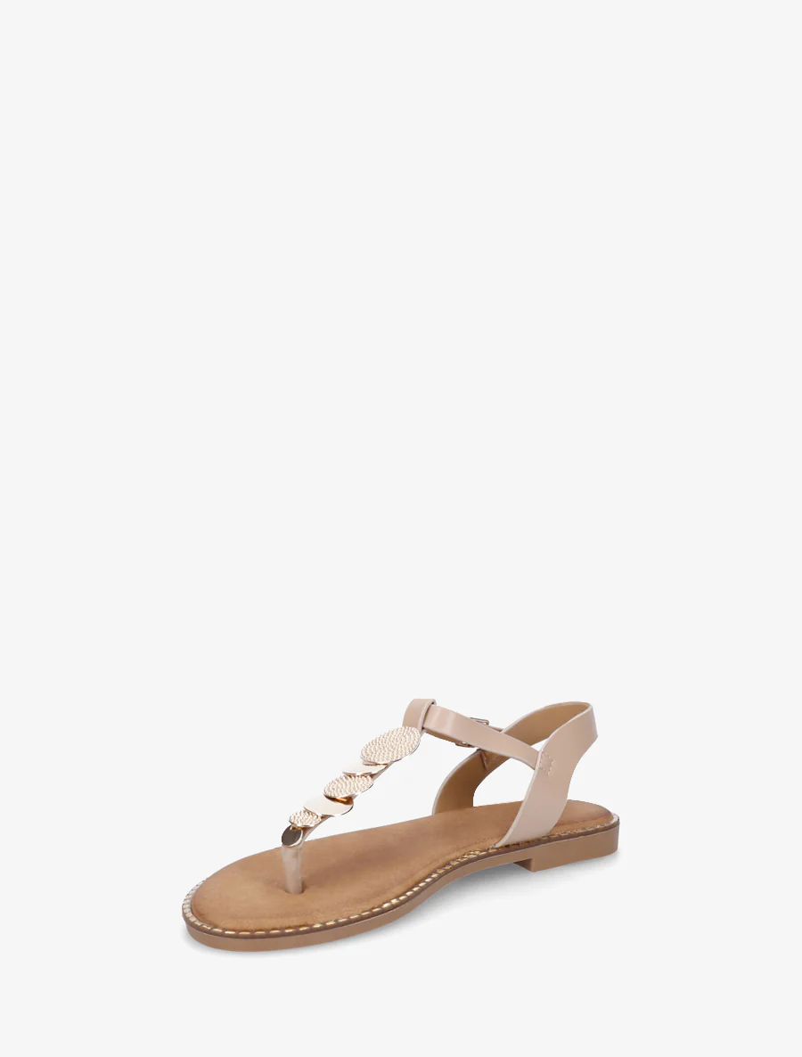Teenslippers met teenstuk en medaillesieraden - Mol - Image 3