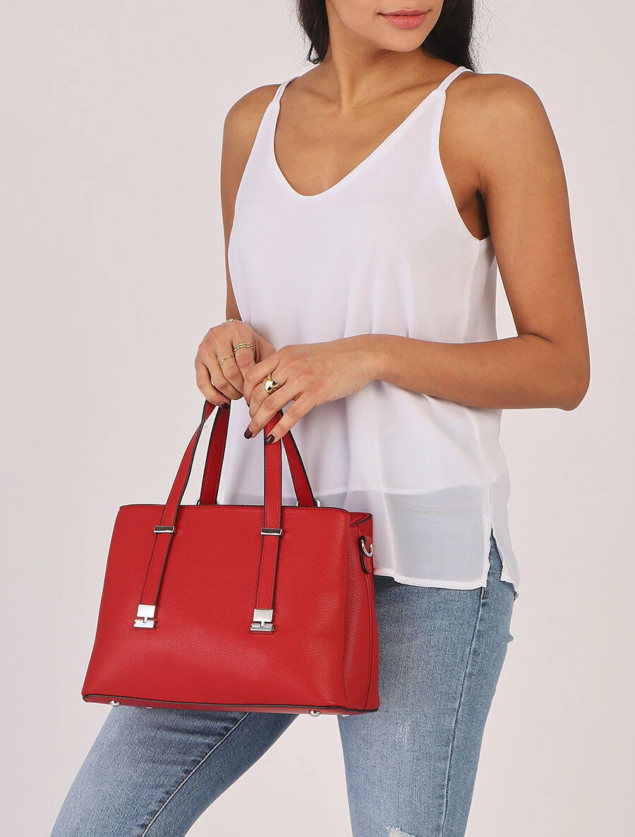 Thea handtas - Rood - Image 7