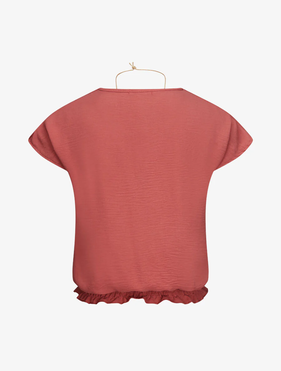Elastische top met ketting - Zalmroze - Image 2
