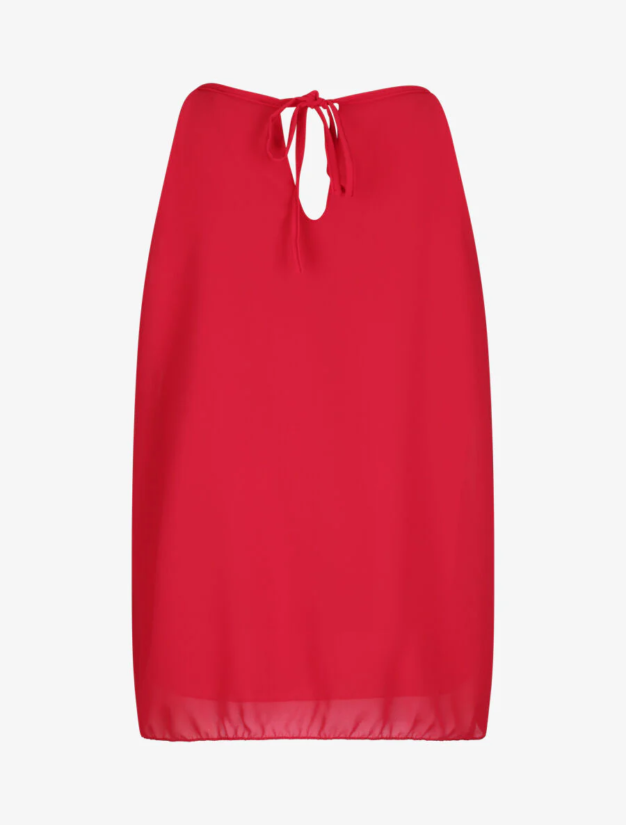 Top met glinsterende steentjes - Rood - Image 2