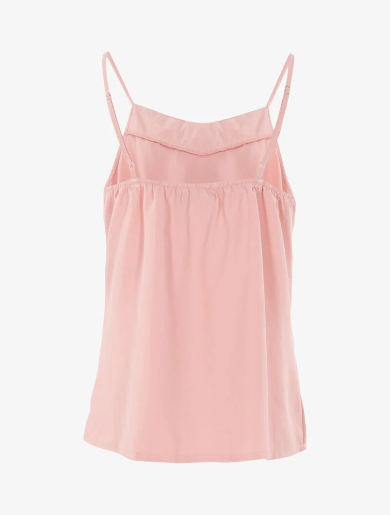 Top met halslijn met lussen - roze - Image 2