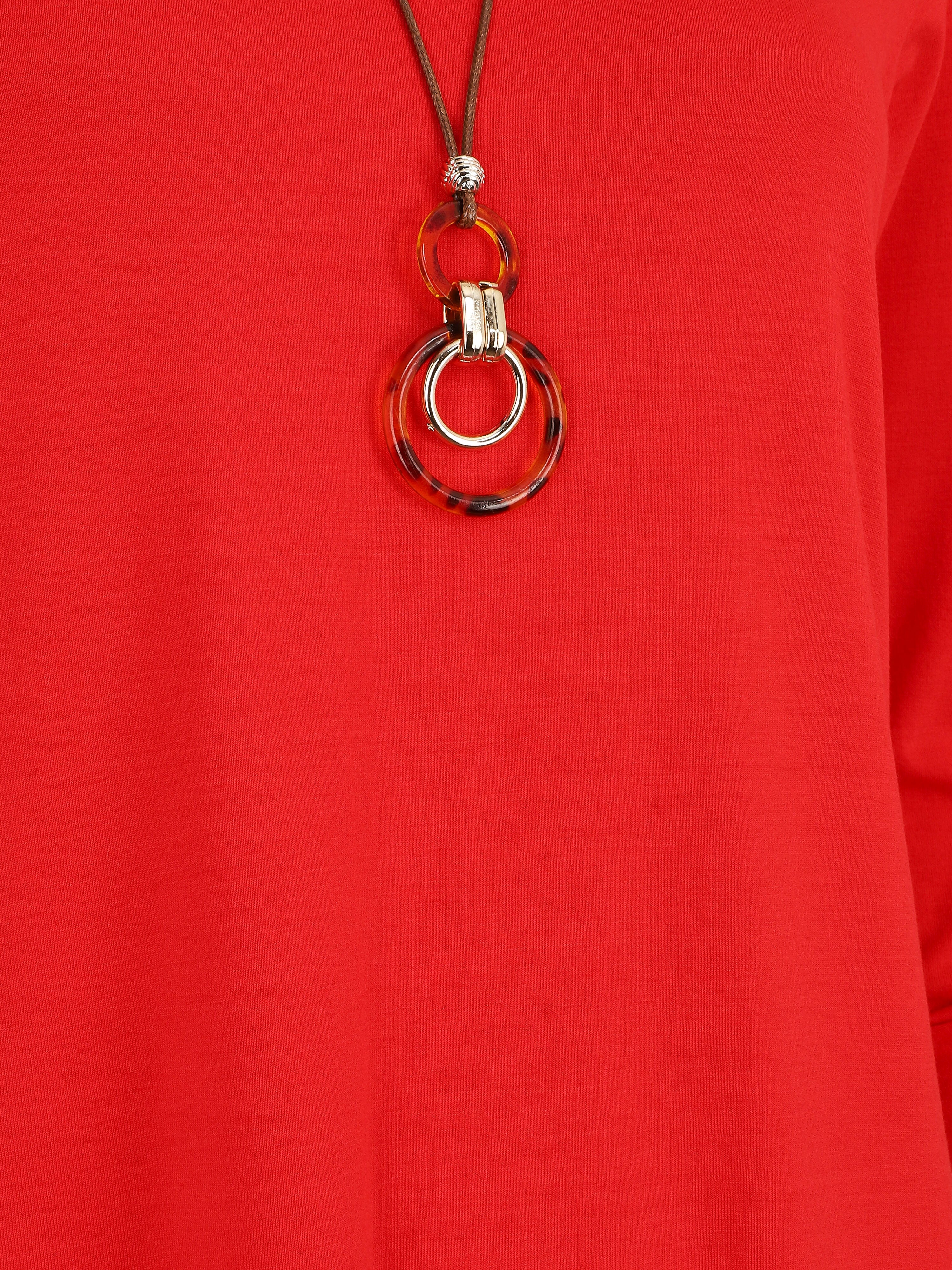 Top met lange mouwen - Rood - Image 3