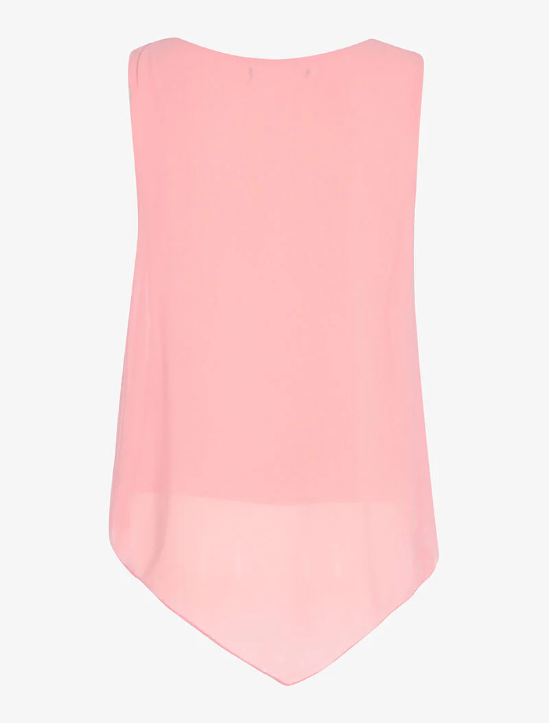 Top met ritsdecolleté - roze - Image 2