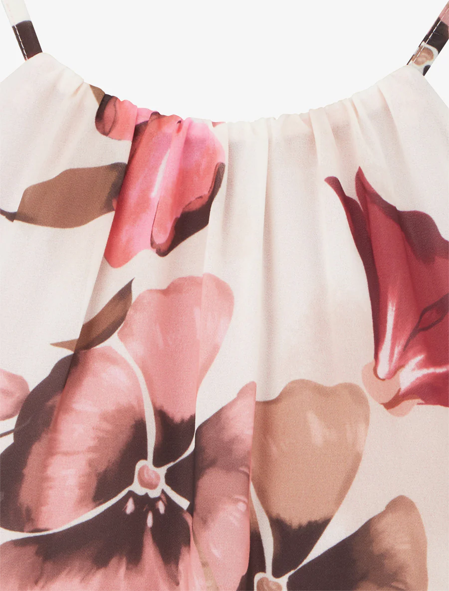 Top met vloeiende bloemenprint - Roos - Image 3